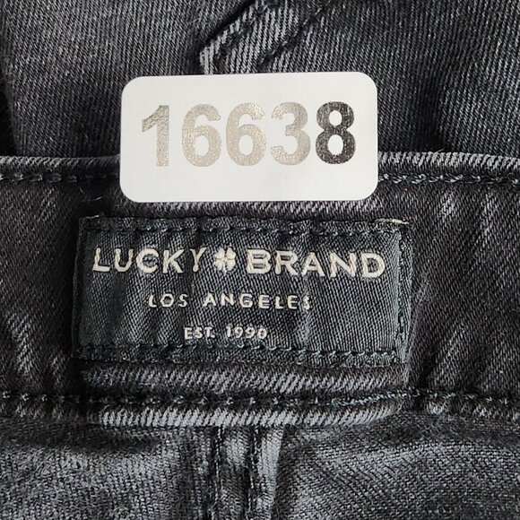 Lucky Brand Jeans Mens 33X32 Black 410 Athletic Slim Straight Classic Denim - Picture 9 of 12